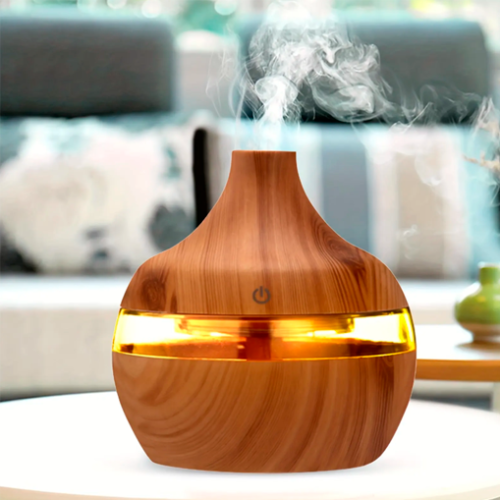 Humidificador con luz LED pequeño