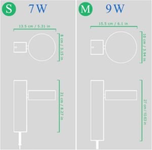 Lámpara de pared LED moderna