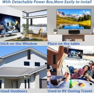 ANTENA POTENTE  DE TV PARA INTERIORES Y EXTERIORES