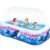 PISCINA INFLABLE FAMILIAR — AZUL CON ROSA