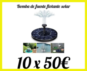 BOMBA DE FUENTE SOLAR