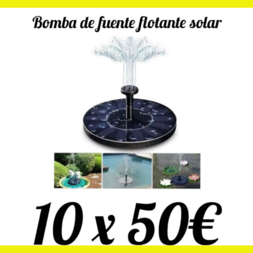 BOMBA DE FUENTE SOLAR