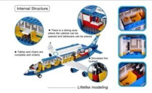 JUEGO DE AEROPUERTO Y AVION (LEGO)