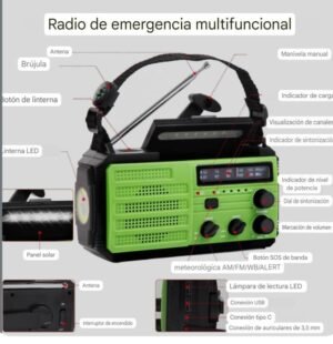 RADIO SOLAR PORTATIL